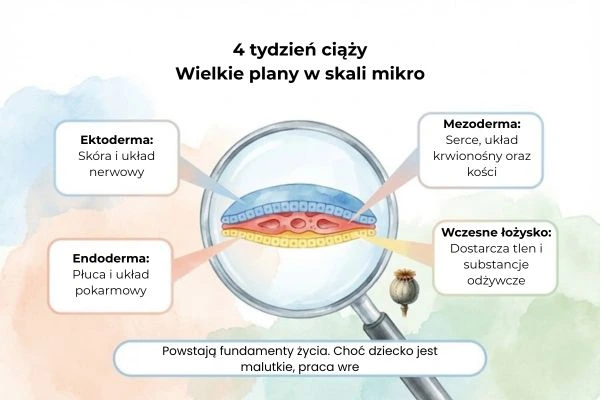 Zarodek w 4 tygodniu ciąży – jak wygląda dziecko